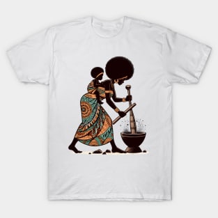 Afrocentric Mother And Baby T-Shirt